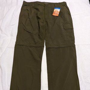 Columbia Men's Omni Shade Smith Creek Convertible Pants Shorts 38 x 30 NWT